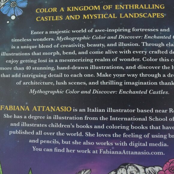 Mythographic Enchanted Castles Coloring Book by Fabiana Attanasio - Picture 8 of 12